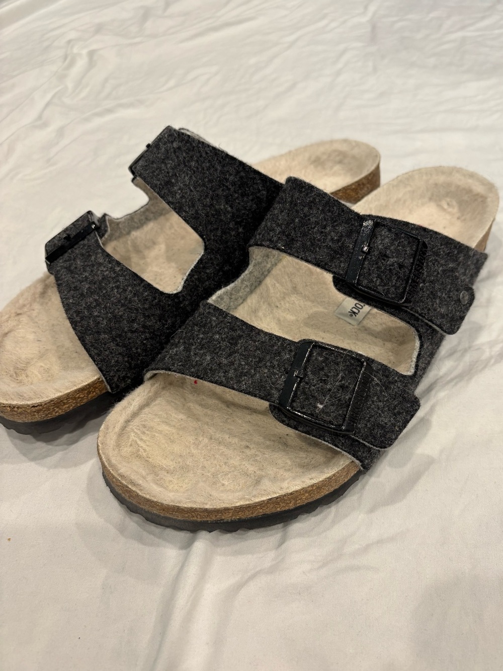 Birkenstocks Arizona Wool felt sandals